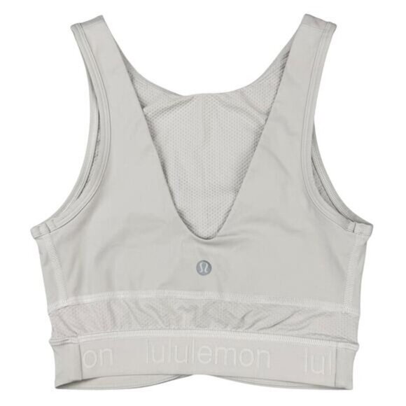 Lululemon Final Mile Crop Nulu Tank In Dune Size 0 - Picture 4 of 5